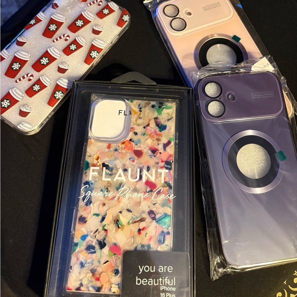 iPhone 16 PLUS  NWT group of four iPhone cases